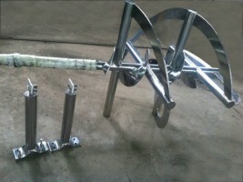 Spiral belt mixer